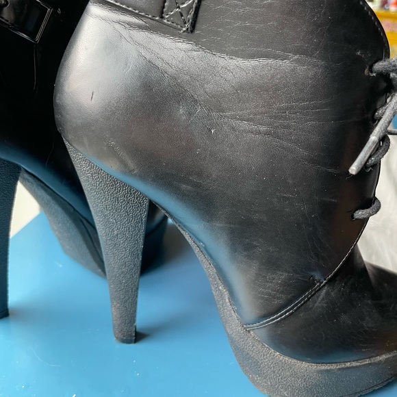 *AVAIL TIL 9/15* Kensie high heeled booties, size 6, black, used - Picture 11 of 11